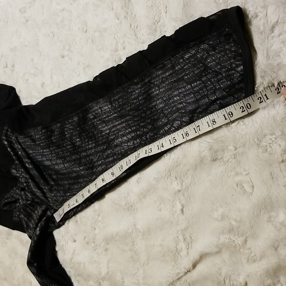 RBX Performance Cropped Leggings Women Size Large Black White - Picture 5 of 9